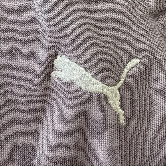 Puma Women's Plush Lounge Pants Drawstring Waist Purple XXL Relaxed Fit - Picture 7 of 7